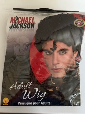 Michael Jackson Adult Black Wig - Iconic Style